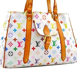 Authentic Louis Vuitton Monogram Multicolor Aurelia MM
